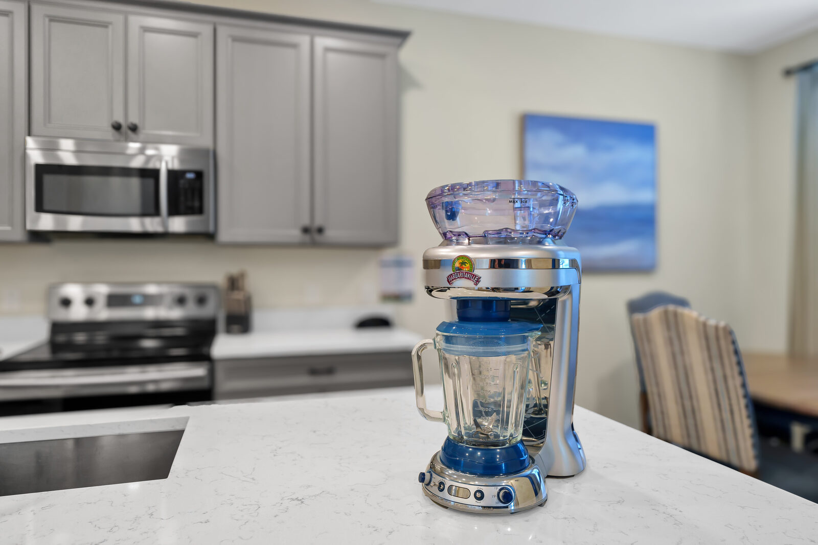 Frozen Concoction Maker on the kitchen counter